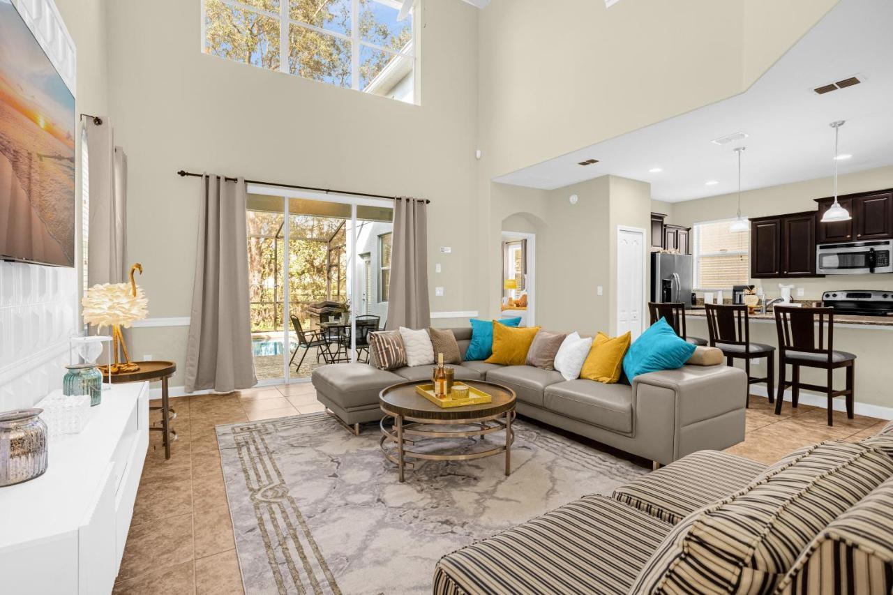 Light Yellow Home Lift Your Mood Near Disney 5Beds Kissimmee Bagian luar foto