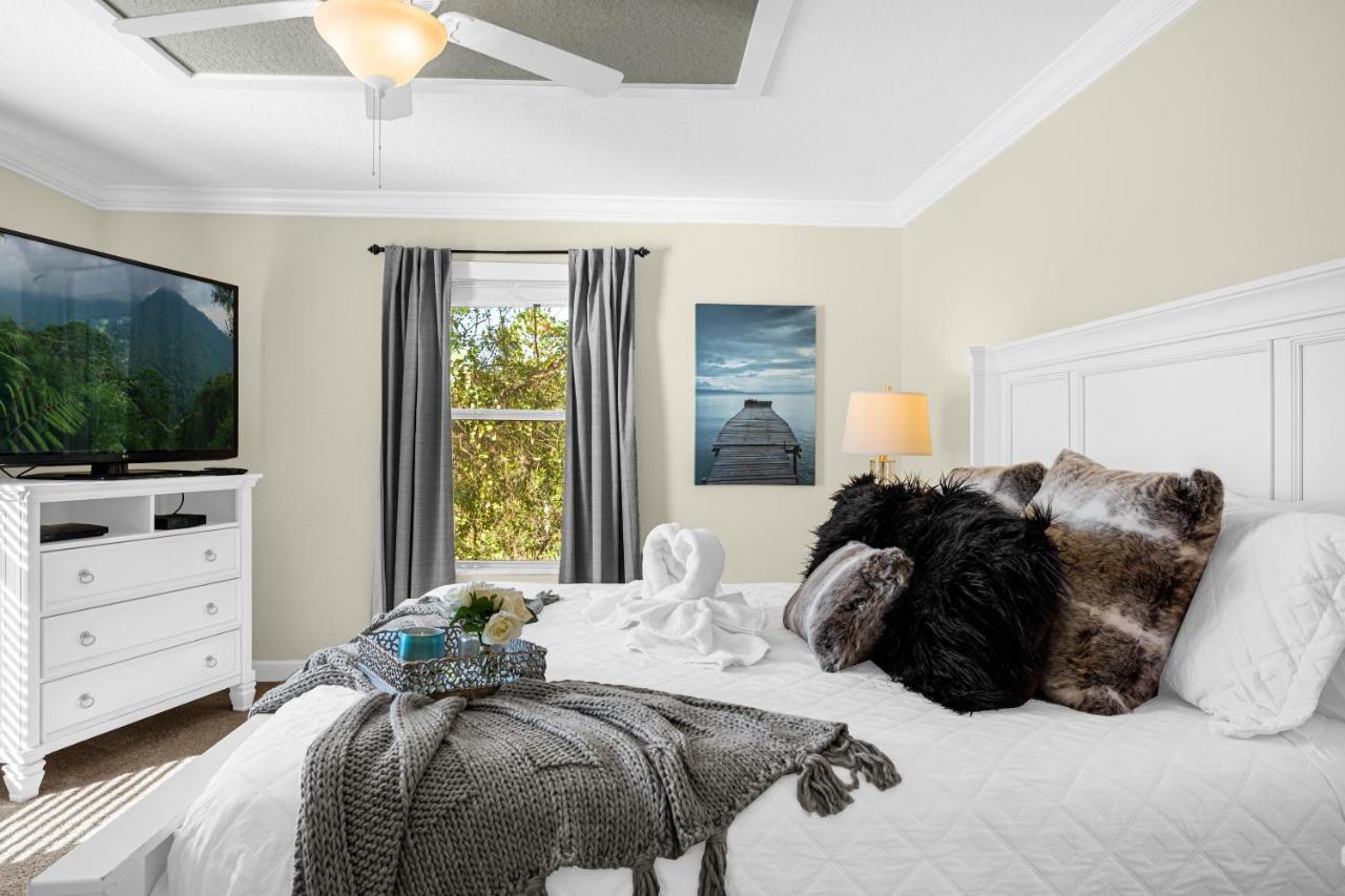 Light Yellow Home Lift Your Mood Near Disney 5Beds Kissimmee Bagian luar foto